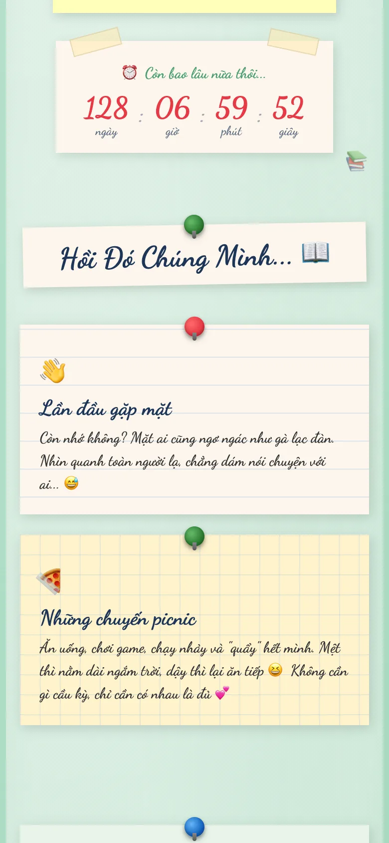 Thiệp Liên Hoan Gặp Mặt — Bảng Tin Lớp Học