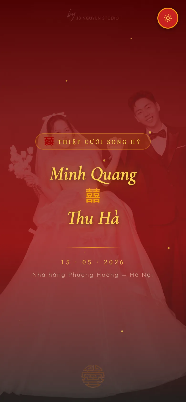 Thiệp Cưới Song Hỷ — Double Happiness